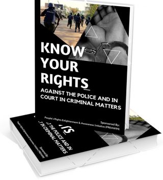 know your rights against the police soft cover